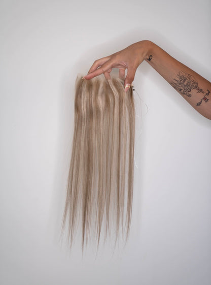 Flequillo blonde